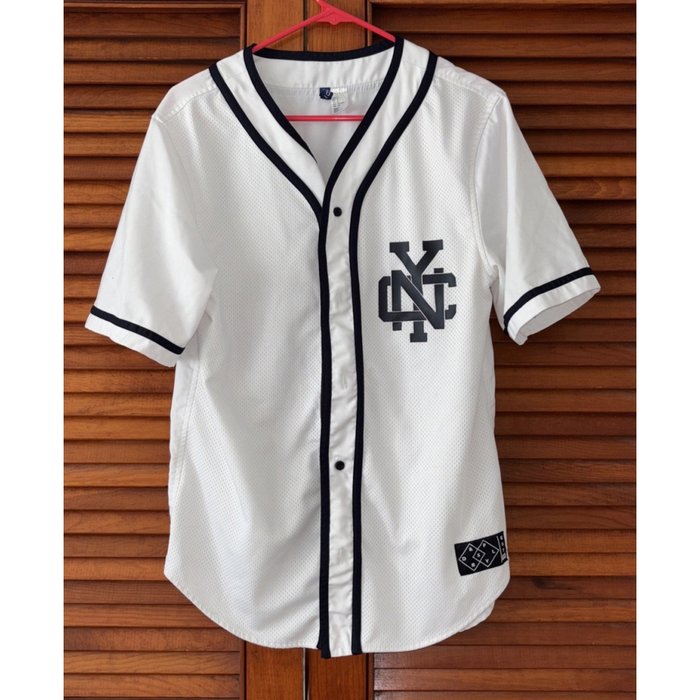 Divided H&M NYC #36 Baseball Jersey Adult Size Small